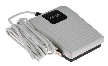 474-537 Light Industrial USB programmable foot switch, Glass Fibre Reinforced Polymer Momentary NO 25 mA @ 5 V ac 5V IPX2