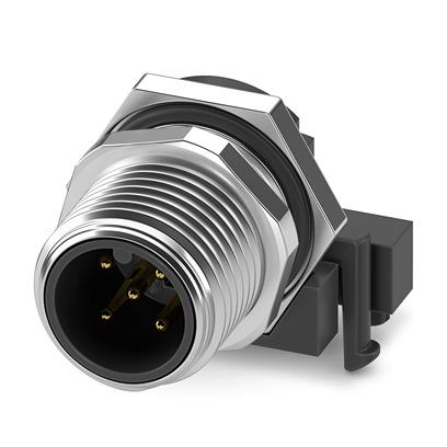 1396606 Phoenix Contact Circular Connector, 5 Contacts, Rear Mount, M12 Connector, Plug, Male, IP67, SACC Series
