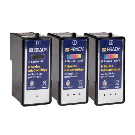 P-2CMY1K Brady  Black, Cyan, Magenta, Yellow Ink Cartridge