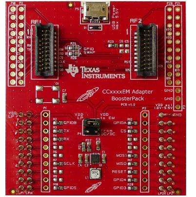 BOOST-CCEMADAPTER Texas Instruments EM Adapter Board CCEMADAPTER Adapter Board for CC2564, CC2564MODA