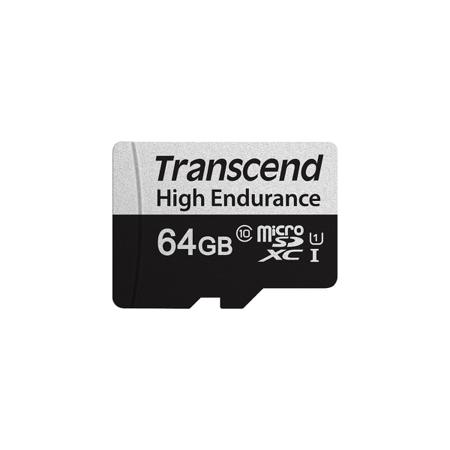 TS64GUSD350V Transcend 64 GB MicroSDXC Micro SD Card, Class 10, UHS-I U1