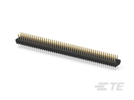 1-103916-7 TE Connectivity AMPMODU Series Vertical Board Mount PCB Header, 100 Contact(s), 1.27mm Pitch, 2 Row(s), Unshrouded