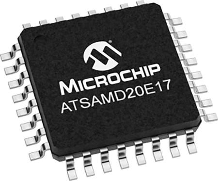 ATSAMD20E17A-AU Microchip , 32bit Microcontroller, 48MHz, 128 kB Flash, 32-Pin TQFP