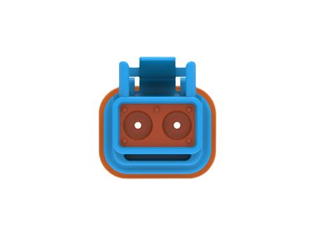 DT06-2S-TN07 TE Connectivity, DT06-2S Automotive Connector Socket Blue Cable 2 Way, Cable Termination