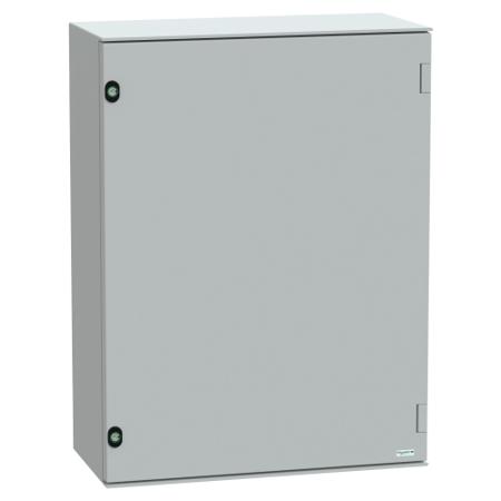 NSYPLM86BG Schneider Electric PanelSeT Series Fibreglass Reinforced Polyester Wall Box, IP66, 847 mm x 636 mm x 300mm
