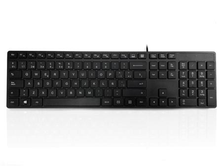 KYBAC301-UBLK-SP Ceratech  Wired USB Compact Keyboard, QWERTY (Spain), Black