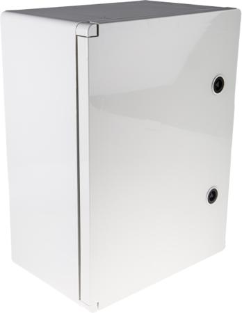 746-7390 RS PRO ABS Wall Box, IP65, 400 mm x 300 mm x 195mm