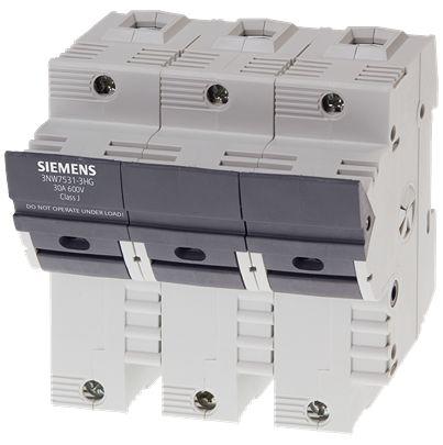 3NW7531-3HG Siemens 30A Fuse Holder, 3P, 600V