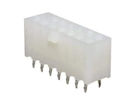 39-28-1143 Molex Mini-Fit Jr 5566, 4.2mm Pitch, 14 Way, 2 Row, Straight PCB Header, Through Hole