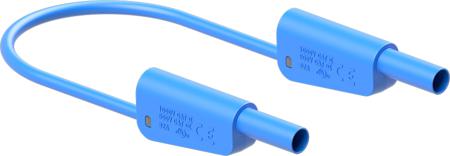 66-2014-10023 Staubli Test lead, 32A, 1kV, Blue, 1m Lead Length