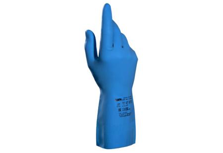 3417700---10 Mapa VITAL 177 Blue No Latex Disposable Gloves, Size 10, No, 10Pairs per Pack