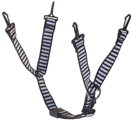 10148055 MSA Safety Polyester Webbing Black, White Hard Hat Chin Strap, V - Gard 520 Helmets