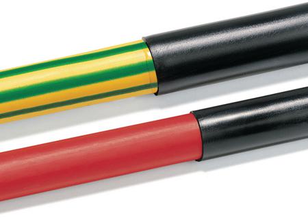 315-50480 HellermannTyton Halogen Free Heat Shrink Tubing, Black 4.8mm Sleeve Dia. x 60m Length 2:1 Ratio, 315 Series