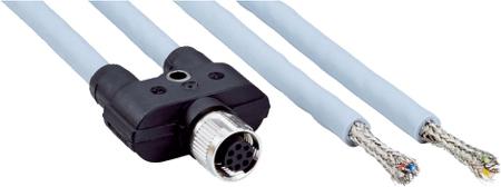 YF2A28-020XXXXLEAX-Y-JUNCTIONS---6048329 SICK Connector, M12 Connector, Plug, Female, IP65, IP67, YF2A28 Series