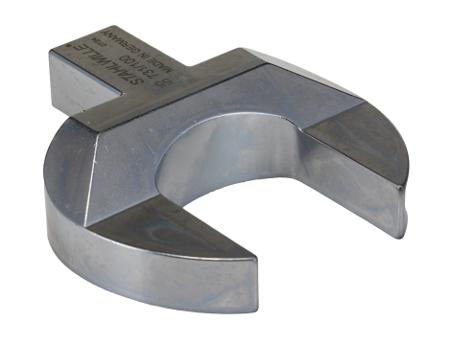 58211055 STAHLWILLE 731/100 Series Open Ended Insert Insertion Wrench, 114 mm, 22 x 28mm Insert, Chrome Plated Finish