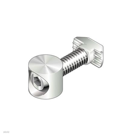 3842535619 Bosch Rexroth Bolt Connector, Connecting Component, Strut Profile D17 x 15