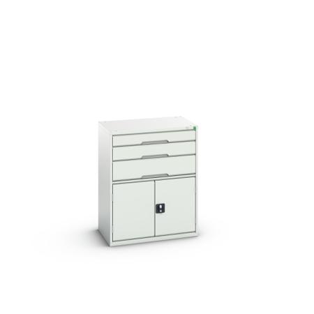 16925161.16 Bott 3 Cabinet, Steel, 1000mm x 800mm x 550mm, Light Grey