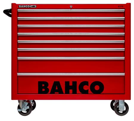 1475KXL8RED Bahco 8 Shelf Trolley, 986 x 501 x 1100mm, 30kg Load