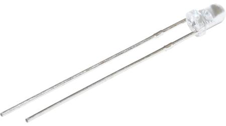 RND-135-00158 RND3.2 V Blue LED T1 (3 mm) Panel Mount, RND RND 135-00158