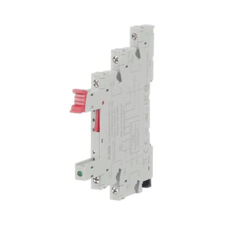 1SVR405521R6100-CR-S110-125VADC1SS ABB CR-S 1 Pin 110 → 125V ac/dc DIN Rail Relay Socket, for use with CR-S Interface Relay