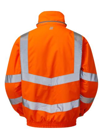 PR496-6XL PULSAR PR496 Orange Unisex Hi Vis Bomber Jacket, 6XL
