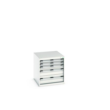 40027007-16V Bott 5 Cabinet, Steel, 700mm x 750mm x 650mm, Light Grey