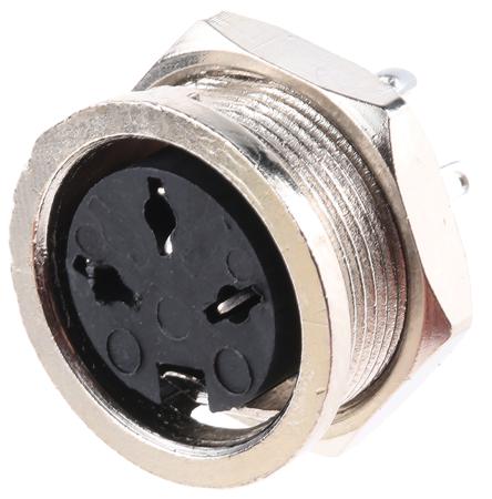 490-888 RS Pro 3 Pole Din Socket Socket, 4A, 100 V ac