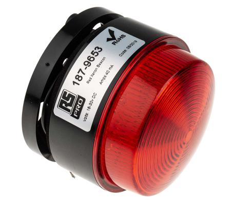187-9653 Xenon LP 18-30vDc 1W Red