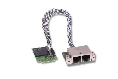 CIFX M3042100BM-RE\F+ML Hilscher 2 Port PCI Express M.2 RJ45 Network Card, 100Mbit/s