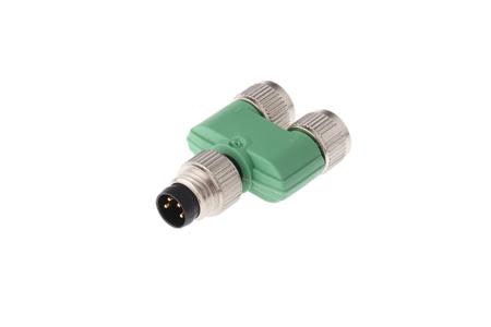 1696183 Phoenix Contact 4 Pole M8 Plug to 6 Pole M8 Socket Adapter