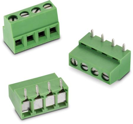 691241700004 Wurth Elektronik 2417 Series PCB Terminal Block, 4-Contact, 5mm Pitch, PCB Mount, 1-Row, Solder Termination