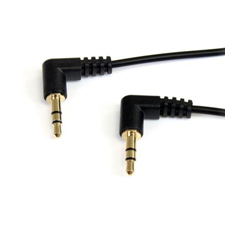 MU3MMS2RA StarTech.com Male 3.5mm Stereo Jack to Male 3.5mm Stereo Jack Aux Cable, Black, 900mm