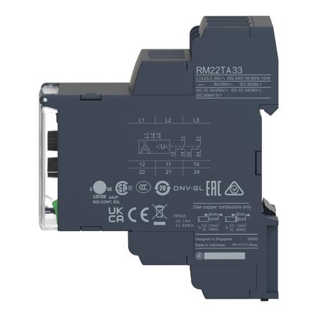 RM22TA33 3 PHASE ASYMMETRY CONTROL RELAY RM22-TA