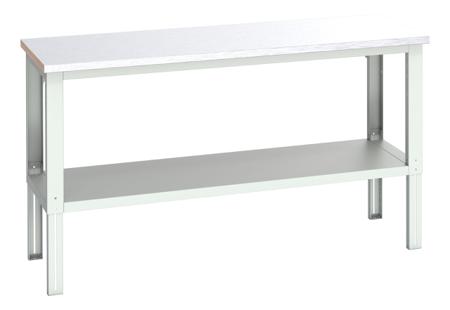 41003679-16V Bott 41003679.16V Sheet Steel Workbench, 350kg Max Load, Adjustable Height, 744 → 1140mm x 750mm x 2000mm