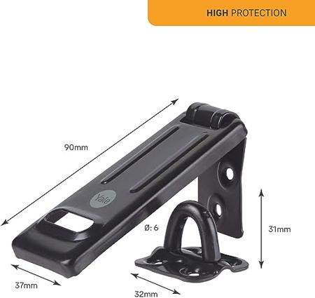 Y220B-51-118-HSP Yale Padlock Weatherproof Steel Padlock, 51mm Body