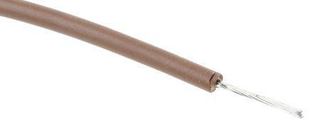 872-4397 RS Pro UL3321 Series Brown, 100m XLPE UL3321 Hook Up Wire, 0.33 mm² CSA , 600 V 22 AWG