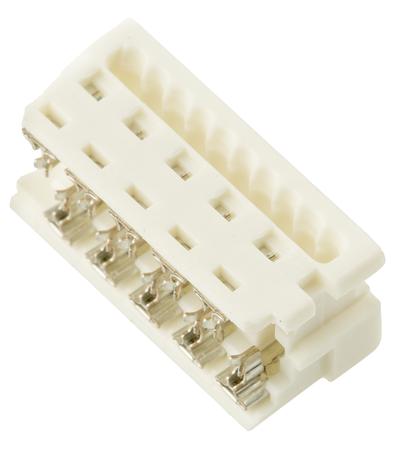 90327-0310 Molex PICOFLEX Series 1.27mm Pitch Right Angle Cable Mount IDC Connector, Socket, 10 Way, 2 Row
