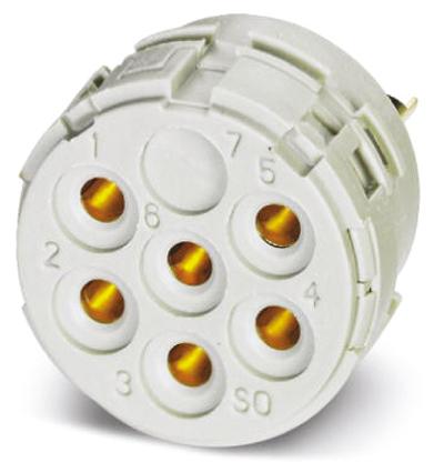 1593645 Phoenix Contact Female Connector Insert 6 Way for use with Circular Connector