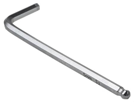 668-5773 RS Pro L Shape Long Arm Hex Key Set 9 pieces Chrome Vanadium Steel