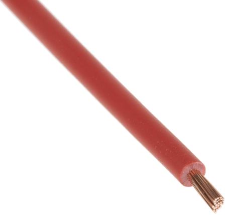 4725042 Lapp ÖLFLEX® H05Z-K 90° Series Red 0.75 mm² Hook Up Wire, 18 AWG, 100m,