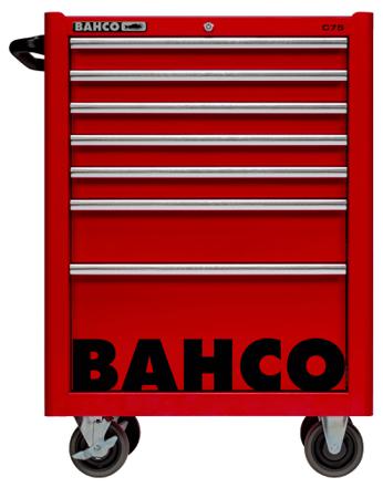 1475K7RED Bahco 7 Shelf Trolley, 956 x 501 x 763mm, 30kg Load