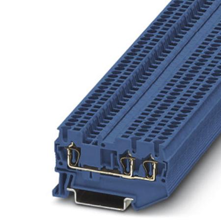 3031131 Phoenix Contact  ST 1.5-TWIN BU Series Blue, Single-Level, Spring Clamp Termination