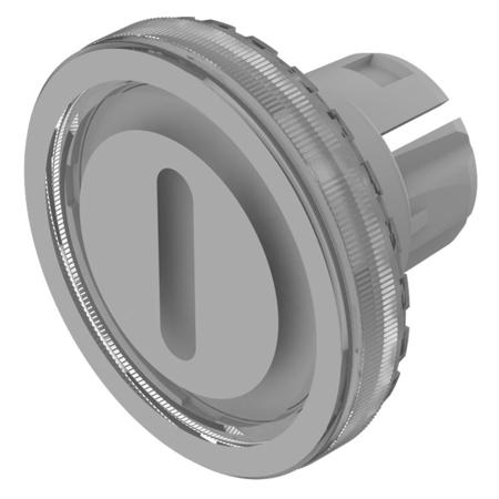 61-9643.702 Indicator Lens Round Style, Transparent Colorless, 19.7 diameter