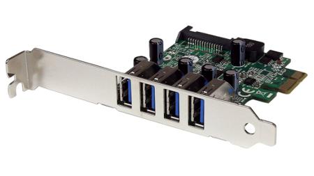PEXUSB3S4V StarTech.com 4 Port USB A PCIe USB 3.0  Card