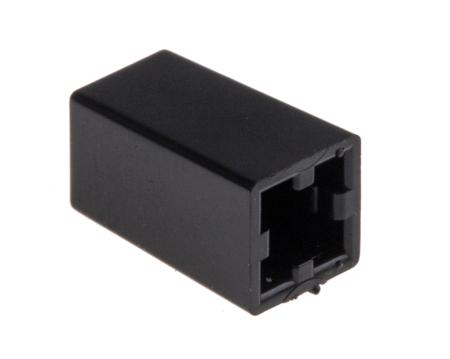 UJ206022 Black Modular Switch Cap, for use with SPPJ3 Series, Knob