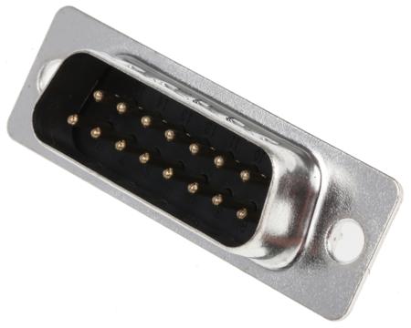 L717SDA15P Amphenol Communications Solutions SD 15 Way Panel Mount D-sub Connector Plug