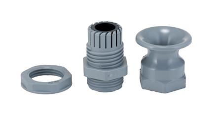 53015420+53019020 Lapp SKINTOP Series Grey Polyamide Cable Gland, PG11 Thread, 4mm min., 10mm max., IP68