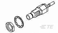 5228217-1 TE Connectivity 5228 Series, Plug Panel Mount SMB Connector, 50Ω, Crimp Termination, Straight Body