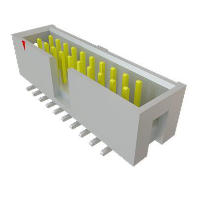 HTST-110-01-SM-DV Samtec HTST Series Vertical Surface Mount PCB Header, 20 Contact(s), 2.54mm Pitch, 2 Row(s), Shrouded