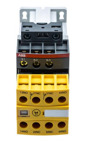 1SBL136082R3022--AFS09Z-30-22-30 ABB Jokab AFS 3 Pole Safety Contactor - 25 A, 24 V dc Coil, 3NO